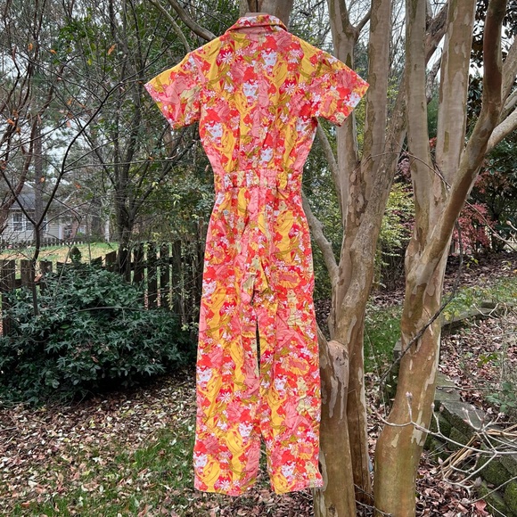 Big Bud Press Spring Rapture Short Sleeve Jumpsuit Size XS - Picture 4 of 8